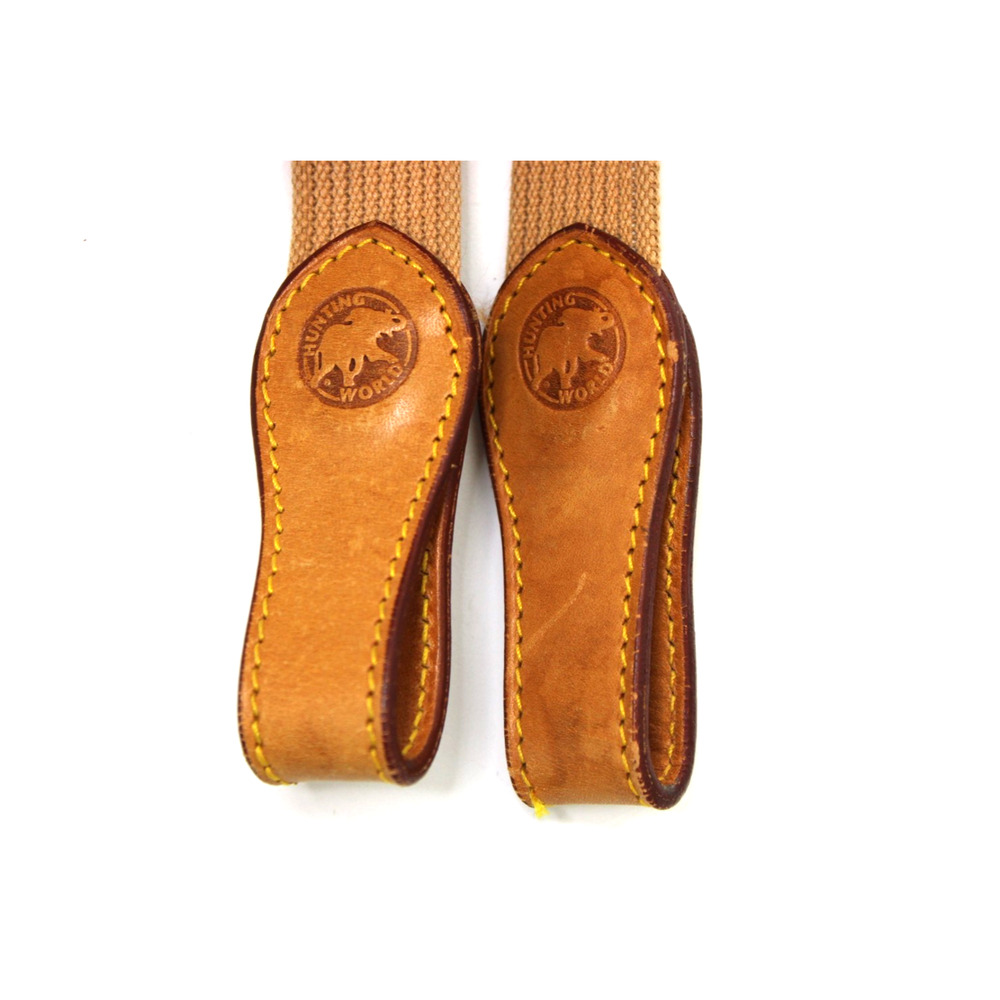 Vintage Hunting World Leather Fabric Replacement Shoulder Strap Tote Bag 42"-62"